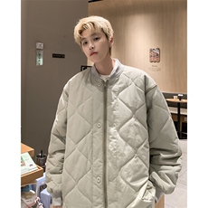 冬季圆领飞行夹克棉服男女复古百搭宽松保暖棉衣外套潮，男装夹克，星座410-6（原星座1304-1）