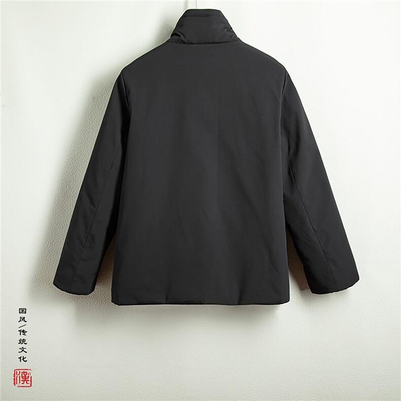 秋冬新款风男装改良新中式汉服棉衣外套HM19P130,男装棉衣,钱塘802
