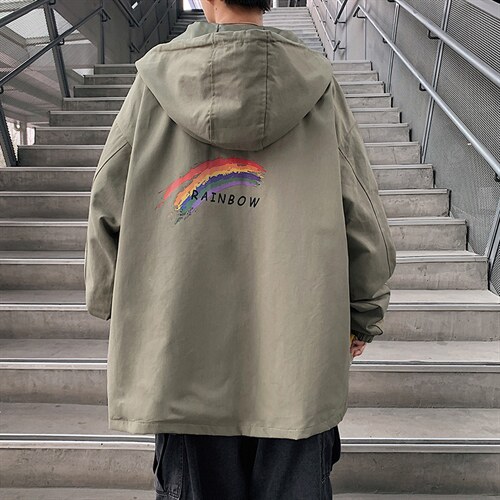 JK41064-P85纯棉连帽夹克男士大码工装夹克男外套男图片