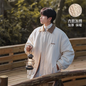 2025羽绒棉服刺绣潮牌潮流ins日系港风宽松美式痞帅重磅M878-TP68图片