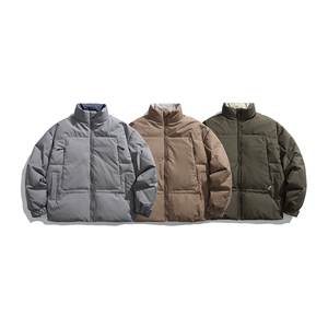 2025冬季新款男日系潮牌立领白鸭绒羽绒服加厚外套棉衣YR52-F265图片