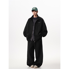 8XL-M反光条运动套装男街舞服休闲外套夹克麂皮绒裤子男TZ106P95，男装T恤，电商D206-1