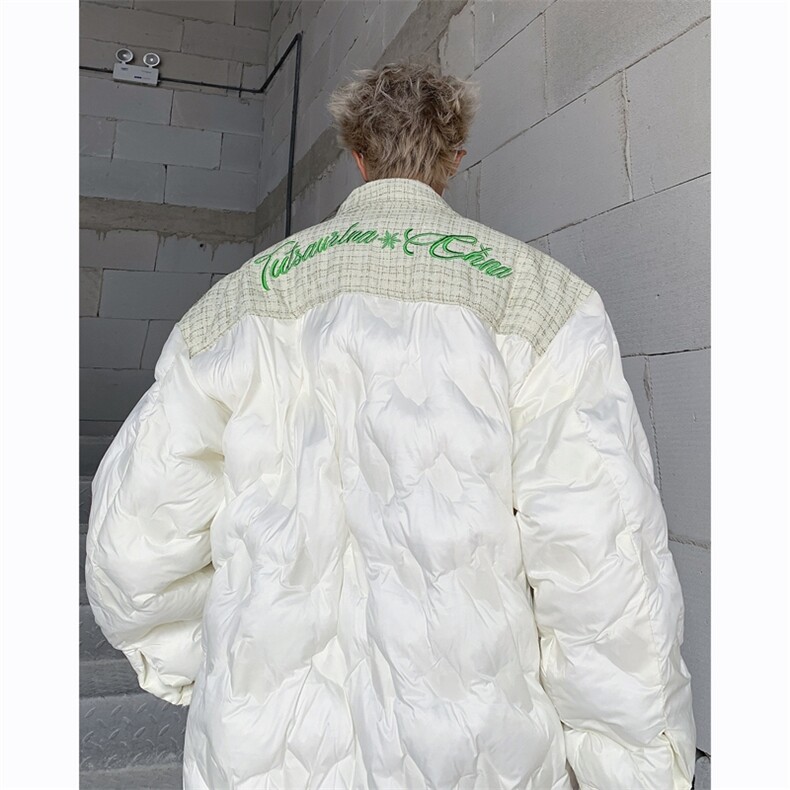 自家爆图V170-P113-控165冬季拼接刺绣加厚小香风棉服棉衣外套，男装棉衣，星座1608-1