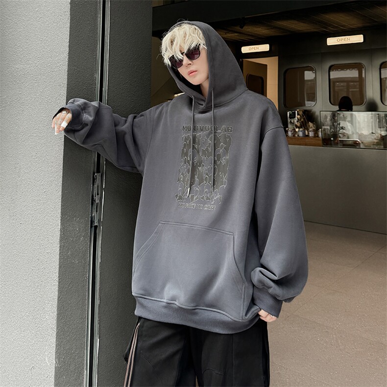 B225-A6459-P58-X79-印花美式连帽卫衣--320g复合牛奶丝,男装卫衣,电商B225