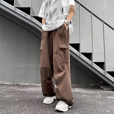 设计感春夏男女工装休闲裤潮牌宽松裤子，男装休闲裤，星座1013