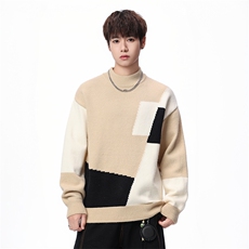 【新品】2025秋冬男士时尚休闲百搭针织毛衣潮流-M188-P45，男装针织衫/毛衣，星座1105-1