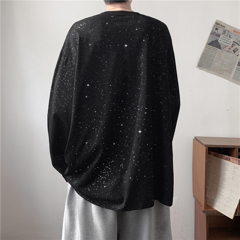 XZ809A/MTXT01/P35/控48全棉满天星长T卫衣,男装卫衣,星座809A(原222-1)