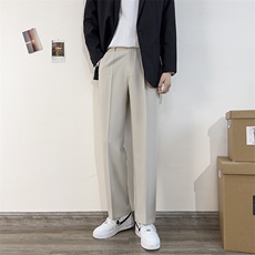 加绒加厚休闲长裤男秋冬季大码西装裤子217-2-HK2358-P45加绒55，男装西服套装，星座217-2