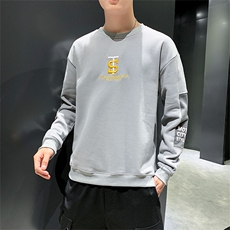卫衣男潮牌长袖宽松韩版秋季2021新款港风运动潮流上衣WY63-P25，男装卫衣，星座217-4