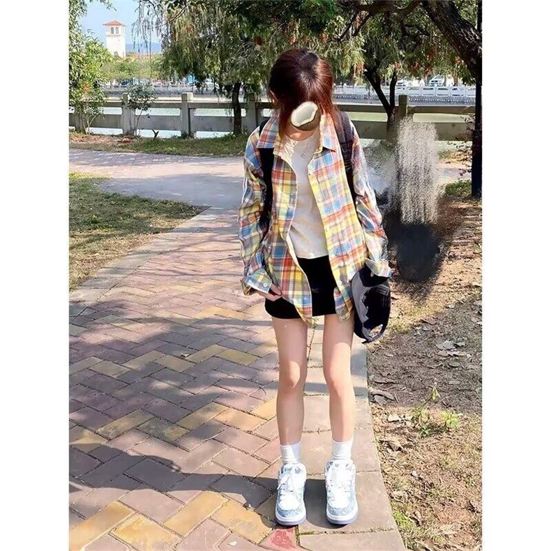 DMC38-特P40格子衬衫2025春夏季薄款衬衣潮-网图现货,男装衬衫,星座603-2