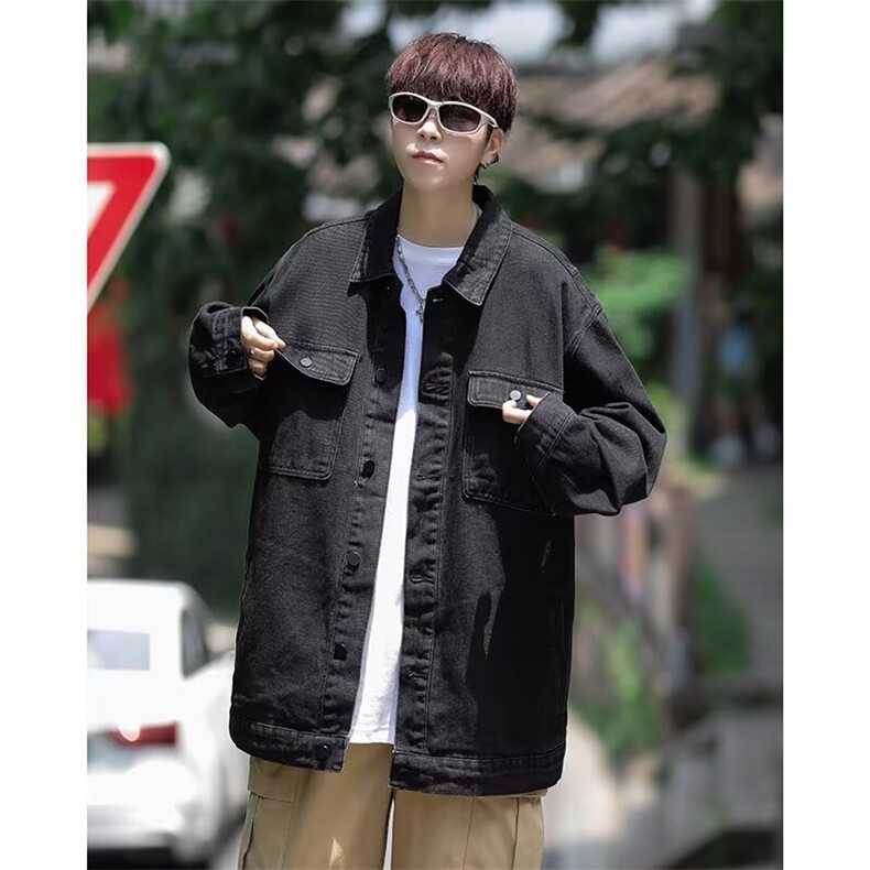 常规款尖领痞帅休闲牛仔夹克男8826-P57,男装夹克,星座1109-3