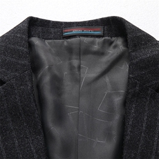GDN225四季款新款男士西服礼服西装修身商务休闲男装条纹西服套装，男装西服套装，电商B360