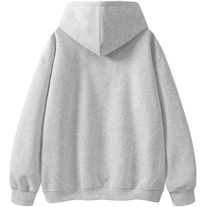 抖音得物二开秋冬美式高街重磅宽松结构螺纹拼接连帽卫衣外套X087图片