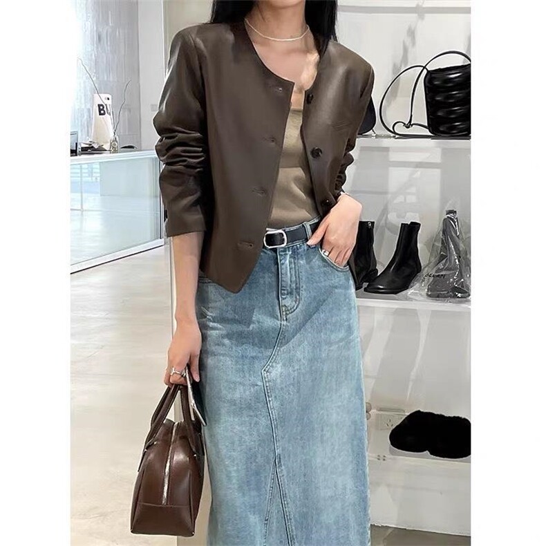 皮衣，女装皮衣，卡薇尔