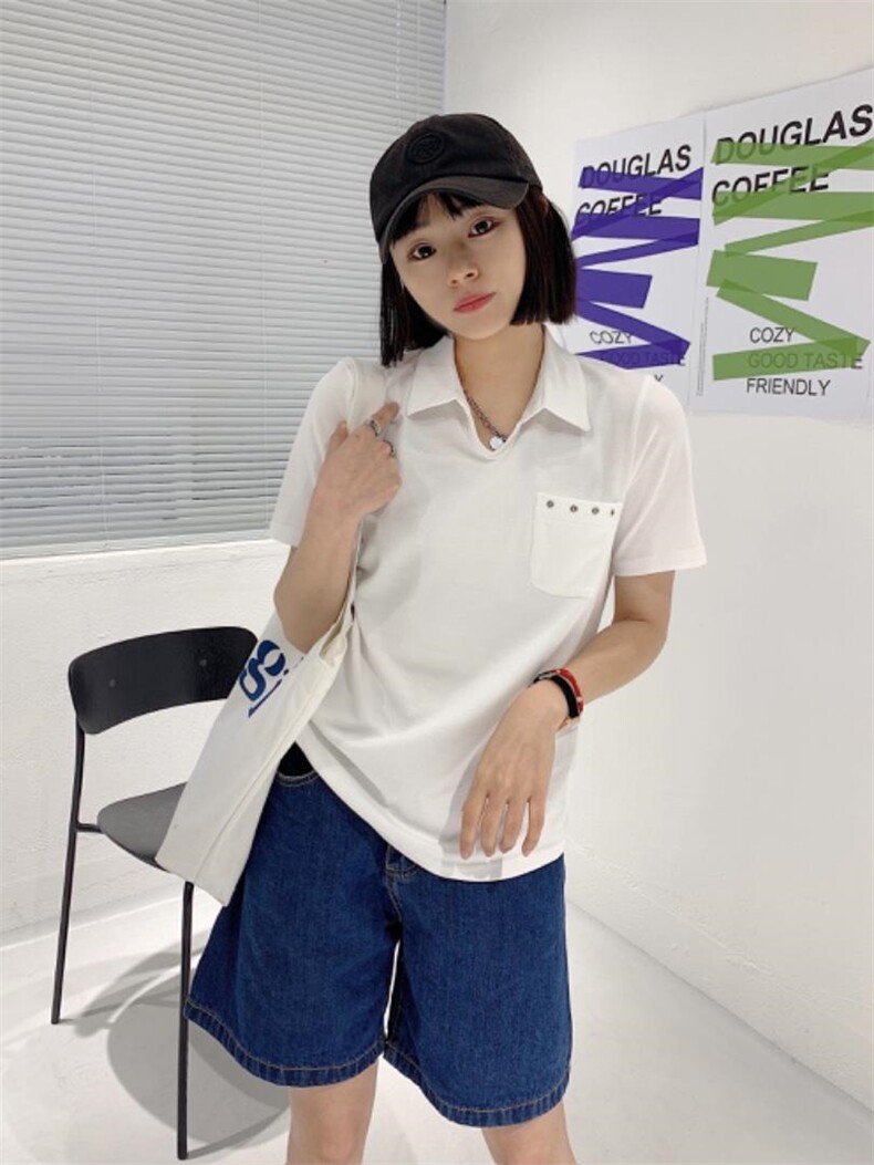 收身polo,女装其它,著朴