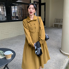 气质高级感红色针织披肩连衣裙女春季2025新款大方得体穿搭长裙子，女装连衣裙，2C037