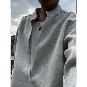 假两件层次感立领外套痞帅运动套装LW607特P48控88LK507特P38控78图片