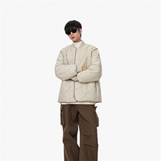 1506/M6081/P80冬季情侣棉衣薄款立领棉服男葫芦格棉袄外套1，男装棉衣，星座1506