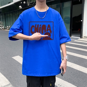 短袖男t恤纯棉夏季宽松2024新款打底衫百搭青少年体恤潮TX408-P25图片