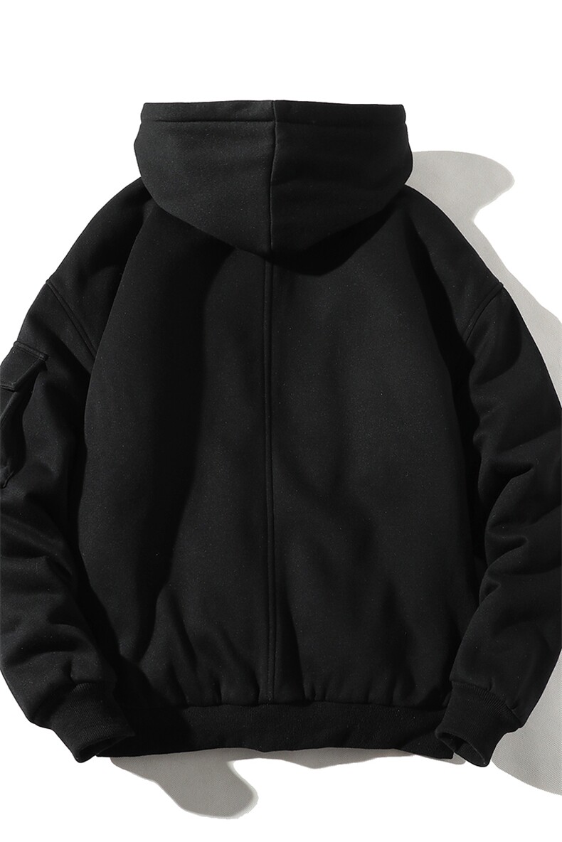 709-MY17-P9520冬款冬季全棉保暖羊羔毛纯色棉服连帽休闲外套男,男装棉衣,星座709