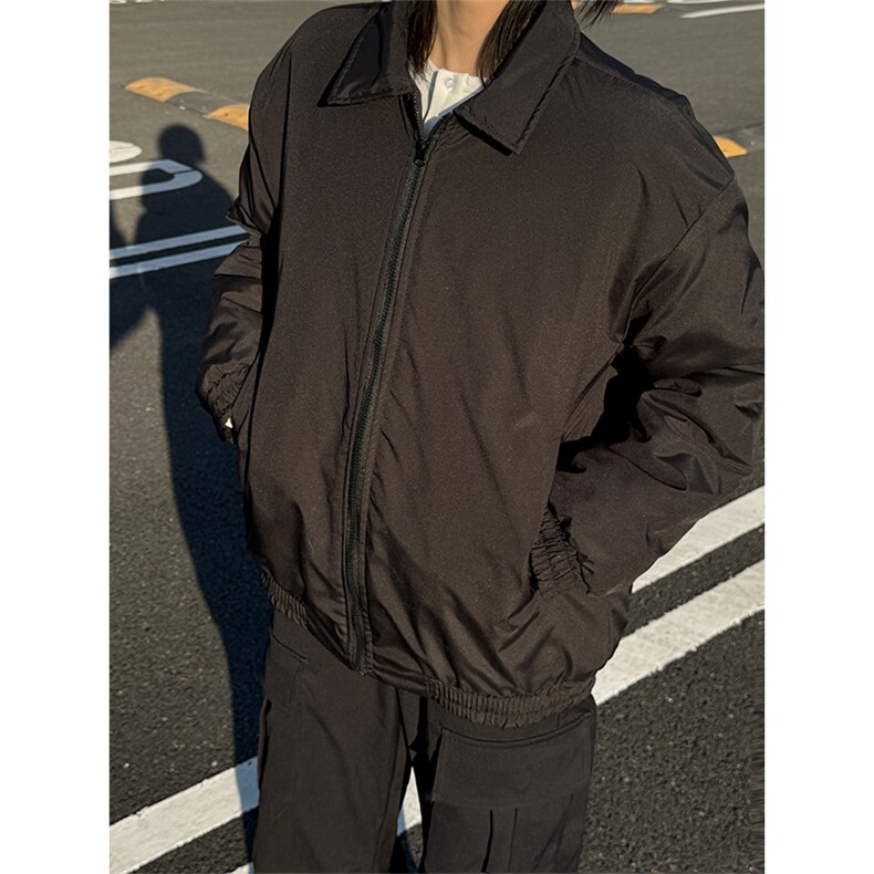 秋冬新款港风大码日系翻领保暖棉服男女潮 XZ213-MF10-特P68控128图片