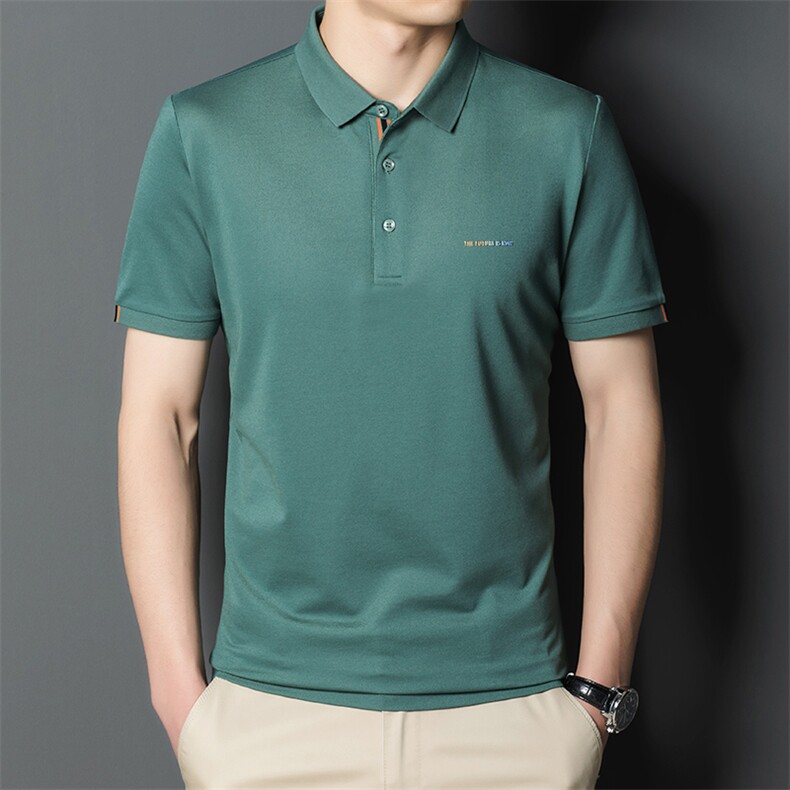 POLO男装短袖2023夏季高端男士透气商务大码修身体恤衫P68，男装Polo衫，星座1105-3