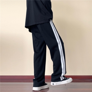 2025春季美式hiphop高街休闲裤男直筒阔腿裤子A166-K741-P50控78