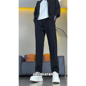 夏季美式高街 hiphop冰丝休闲九分裤货号K2423P45图片