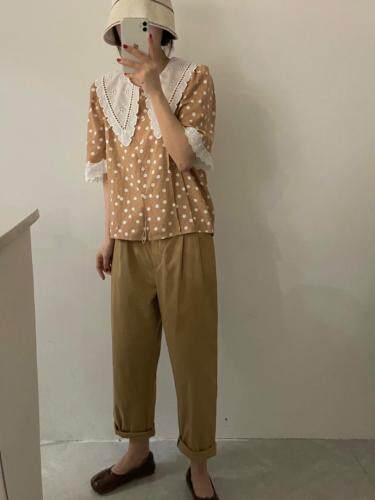 现货春款娃娃衫，女装，HJ