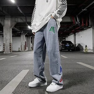 潮流春季牛仔裤男牛仔长裤N1994P42图片