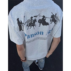 复古t恤短袖男生潮牌潮流宽松重磅欧美高街情侣半袖T473，男装T恤，星座1116A（原606A-3）