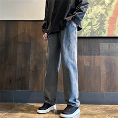 K1220-p30-控59oversizecleanfit黄泥牛仔裤直筒裤老爹裤长裤，男装牛仔裤，星座103A-1