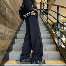 2025男女新款西裤休闲裤直筒长裤504-K190-P55控78(加绒P65控89)，男装西裤，星座504