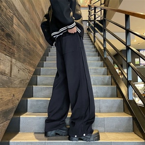 2025男女新款西裤休闲裤直筒长裤504-K190-P55控78(加绒P65控89)图片