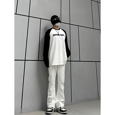 B221美式ins高街暗黑小众修身弹力休闲牛仔裤LK23010-P60控78，男装牛仔裤，电商B221