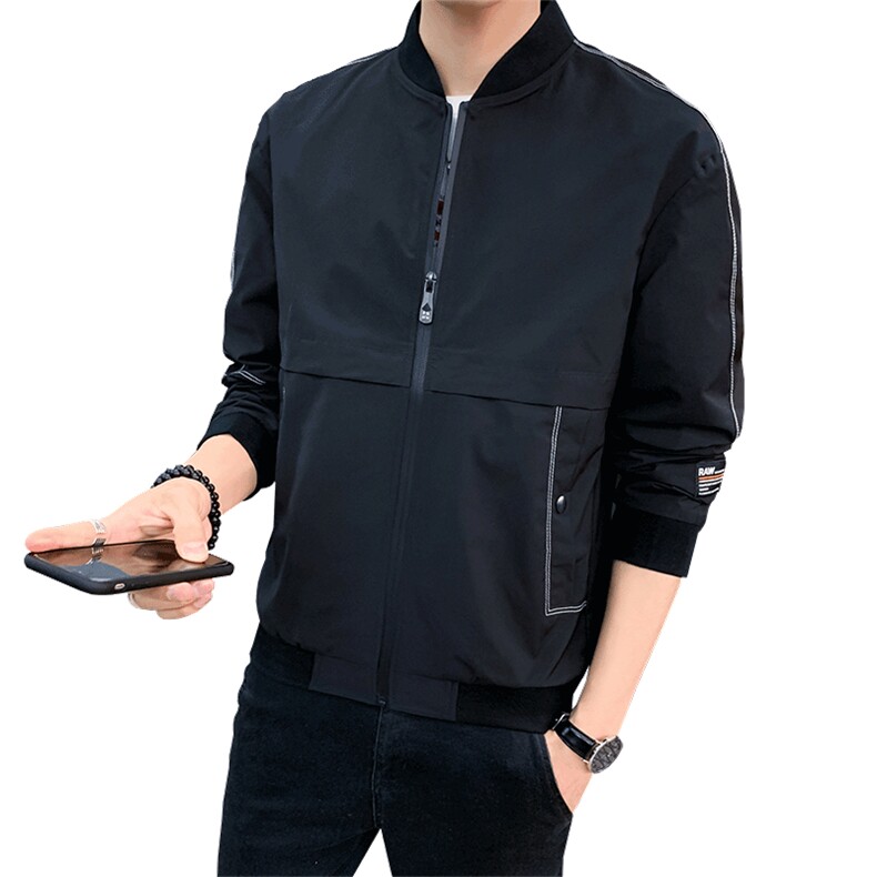 日系外套男2021新款潮流帅气修身棒球服秋季男装夹克秋装2057-P40,男装夹克,星座217-4