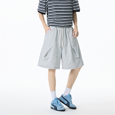 【夏季新款暗褶圆弧剪裁设计款男生短裤】宽松有型310A-8836-P25，男装牛仔裤，四季星座310A