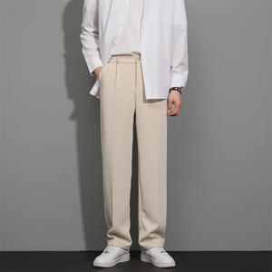 加绒加厚休闲长裤男秋冬季大码西装裤子217-2-HK2358-P45加绒55图片