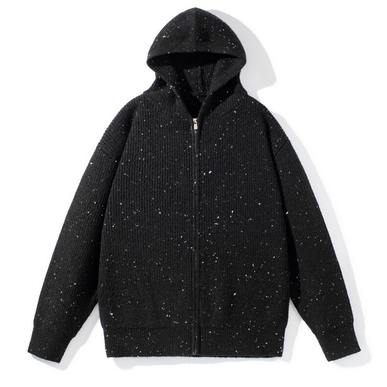 潮牌连帽夹克外套男士休闲时尚针织开衫MY6603P90，男装针织衫/毛衣，星座914