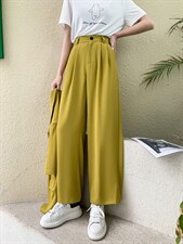 现货 冰丝缎面笔挺西装裤,女装休闲裤,TOP.1