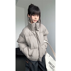 立领棉服防水防污高级感纯色短款港风保暖上衣5D3063-TP70不，男装棉衣，电商A102