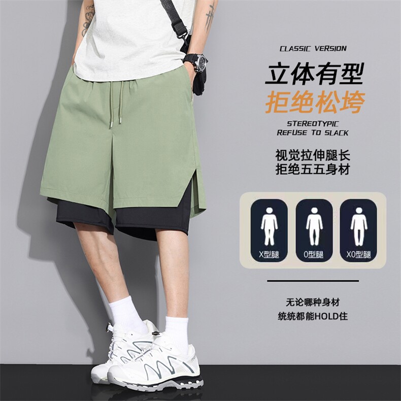 现货夏季工装短裤男ins潮牌休闲百搭潮流痞帅五分裤D02517-P43,男装牛仔裤,星座308B-2