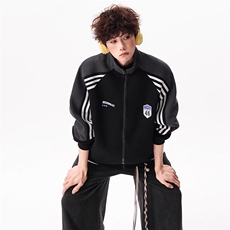 文艺慵懒简约新款气质潮流ins百搭日系开衫卫衣时尚WB598-P46，男装卫衣，星座412-3