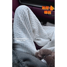 抖音条纹夹棉棉裤男女大码休闲阔腿裤K5629J加棉-特P35控58，男装棉裤，电商A001
