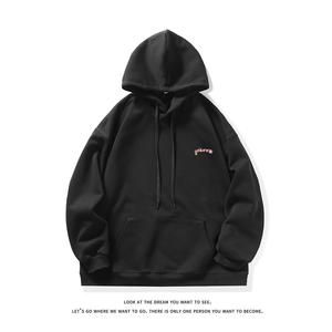 烫花大码340克重磅华棉复合休闲连帽卫衣W4285-P42【特价】图片