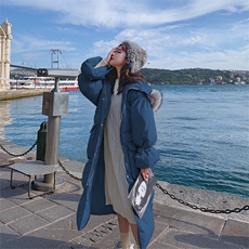 档口现货，超长到脚踝大毛领棉衣棉服011-870p190k278，女装棉衣/棉服，Mushroom