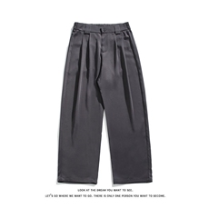男休闲西裤男裤子宽松大码潮男垂感直筒裤K8554-P40【特价】，男装西裤，电商A007