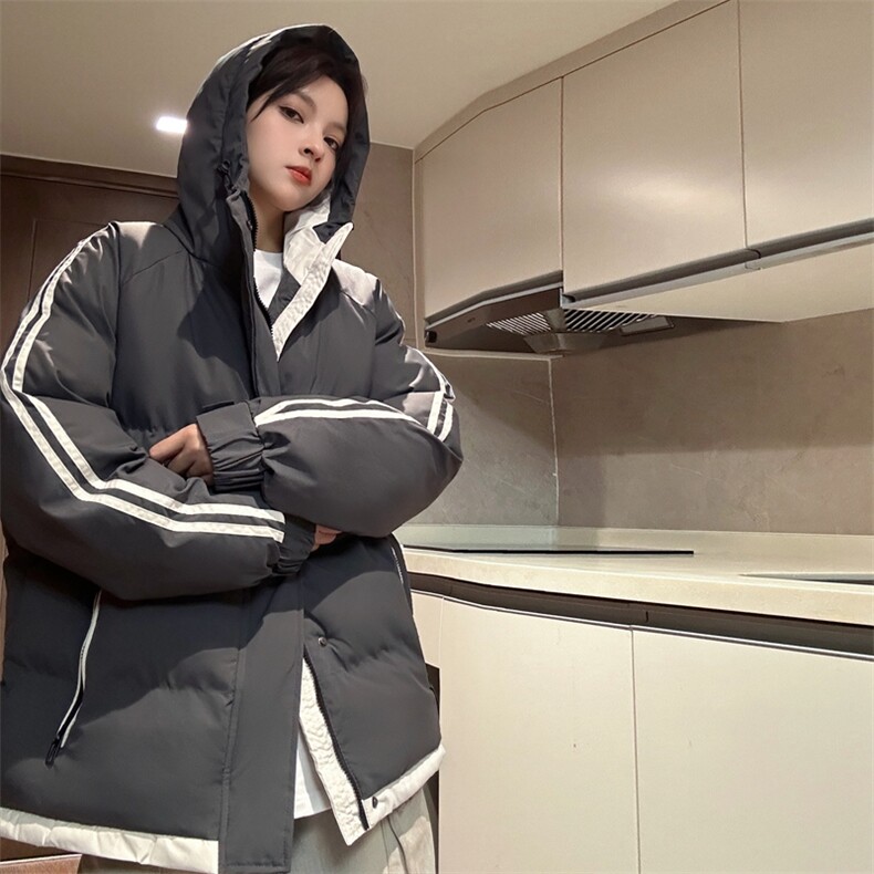25冬季羽绒棉服加厚保暖上衣服潮牌工装潮流男士冬装外套5811-P58,男装棉衣,电商B306