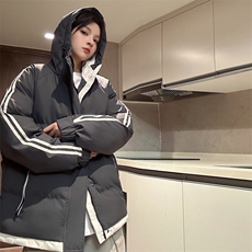 25冬季羽绒棉服加厚保暖上衣服潮牌工装潮流男士冬装外套5811-P58，男装棉衣，电商B306