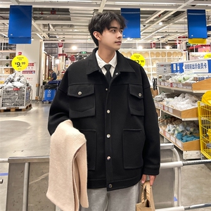 男装呢料大衣 2026秋冬季新款毛呢大衣男生外套XZ514-2-F598-P125图片